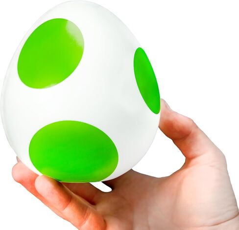 Paladone Super Mario Yoshi Egg Light - مصباح مكتب LED صغير، يعمل بمنفذ USB، ديكور غرفة الألعاب، بضائع نينتندو الرسمية in Kuwait