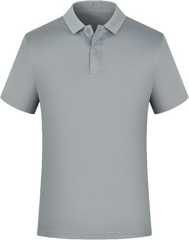 Boy's Short Sleeve Golf Shirts Active Casual Performance Shirt Collared Button Up Summer Stylish School T-Shirt in Kuwait