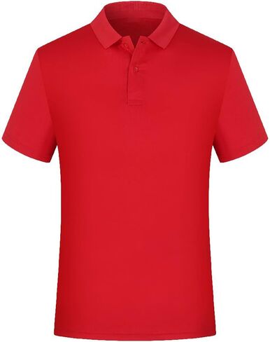 Boy's Short Sleeve Golf Shirts Active Casual Performance Shirt Collared Button Up Summer Stylish School T-Shirt in Kuwait