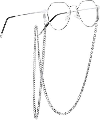 ChainsPro Glasses Chain, Durable and Sturdy Eyeglass Holders Around Neck, Gold/Silver/Black Eyeglasses Chain for Women in Saudi Arabia