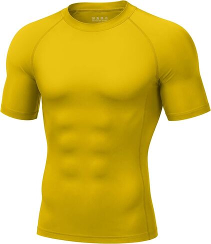 قمصان السباحة الرجالية BJJ Rash Guard من Roadbox بأكمام قصيرة، عامل حماية من الأشعة فوق البنفسجية 50+ Jiu Jitsu، طبقة أساسية مضغوطة لركوب الأمواج MMA No Gi Surfing in Kuwait