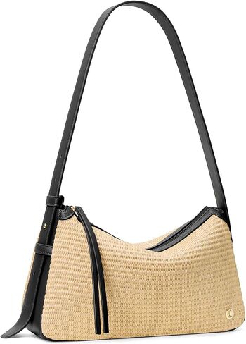 CLUCI Summer Purses for Women, Cute Straw Bag, Beach Shoulder Bag, Woven Handbags with Adjustable Wide Shoulder Strap in Kuwait