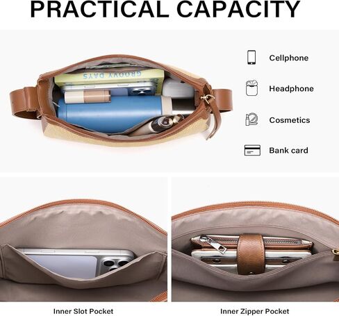 CLUCI Summer Purses for Women, Cute Straw Bag, Beach Shoulder Bag, Woven Handbags with Adjustable Wide Shoulder Strap in Kuwait
