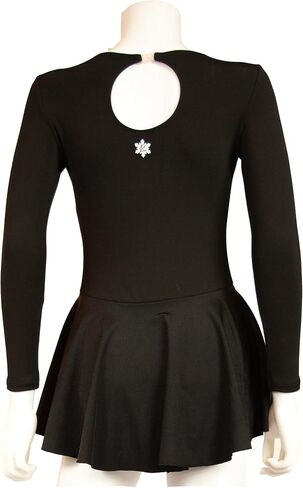 Premium Black Examination Dress – Pro-Weight Figure Skating Test Dress in Saudi Arabia
