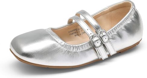 DREAM PAIRS Girls Dress Shoes Slip on Ballerina Flats Mary Jane Ballet Shoes for Wedding/Party in Kuwait