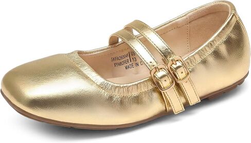 أحذية DREAM PAIRS للفتيات سهلة الارتداء أحذية الباليه المسطحة Mary Jane أحذية الباليه لحفلات الزفاف/الحفلات in Kuwait