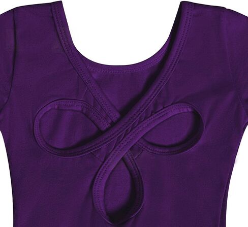 Girls Basic Long Sleeve Casual Leotard with Skirt Kid Dance Ballet Dress Round Neck Solid Color Dresses Fall Spring in Kuwait