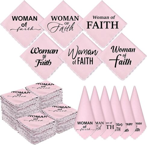 HunnmingRe Christian Handkerchief for Women Inspirational Gifts Bulk Inspirational Religious Bible Verse Handkerchief in Kuwait