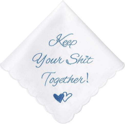 Mother of the Bride Gifts Happy Tears Wedding Handkerchiefs Something Blue Gifts for Parents Keepsake Hankies On Wedding Day in Saudi Arabia