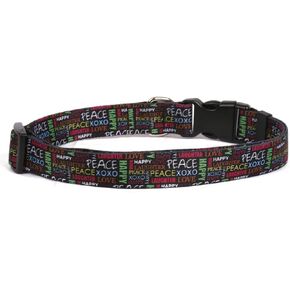 Yellow Dog Design Cool Type Dog Collar Fits Neck 14 to 20", Medium 1" Wide