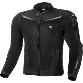 SHIMA PISTON Men's Motorcycle Jacket & Pants - Leather & Mesh Summer with Elastic Panels, CE-protectors