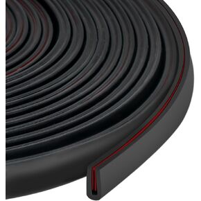 Orgthin المطاط حافة تقليم ذاتية اللصق حافة معدنية حامي للألواح، حافة حادة، أبواب السيارة المطاط U قناة ختم الشريط حراس الحافة يناسب 1/16 "(طول 10 قدم) in Kuwait