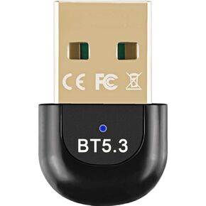 USB Bluetooth 5.3 Adapter for PC, Really Plug & Play for Windows 11/10/8.1,Bluetooth Dongle for PC/Laptop/Keyboard/Mouse/Speakers/Printer/Controller (GAROGYI Bluetooth 5.3 Pro Max 2023)