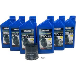 Yamaha Original OEM Yamalube LUB-MRNLG-KT-10 F200-F250 Oil Change Kit W/Yamaha OEM Filter Part #69J-13440-04-00