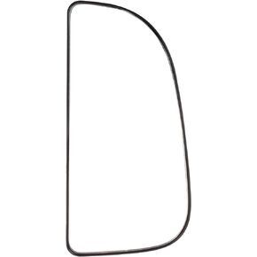 Dasbecan 68067731AA Left Driver Side Lower Tow Mirror Glass Compatible with Dodge Ram 1500 2500 3500 4500 5500 2009-2020 Non-Heated Convex Mirror with Holder Repalce CH1324125