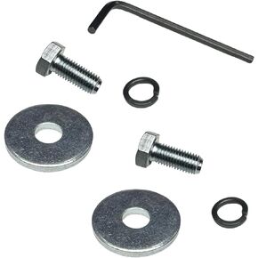 Go Kart Clutch Bolt Kit and Lock Washer Compatible with Minibike and Kart Predator Engines, 3/4 Inch 10/12 Tooth Clutch Bolt with Hex Wrench (2 Sets)