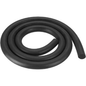 uxcell Foam Rubber Seal Weather Strip 18mm Diameter 1 Meter Long Black