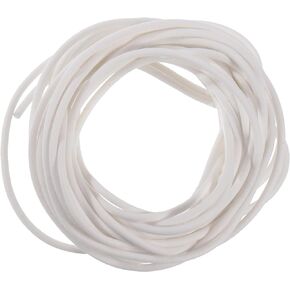 uxcell Silicone Foam Seal Strip, 2mm(0.08") Dia 5 Meters(16.41 Ft) Long Sponge Rubber Weather Seal Strip Round Rubber Cord Solid for DIY Gasket, Warehouse, Pads, Foam Tubing, Crafts