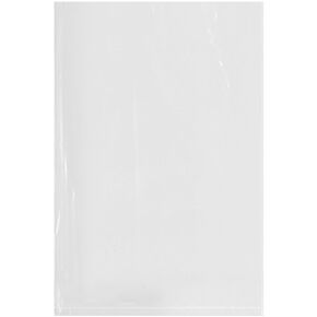 Plymor 6" x 9" (Case of 1,000), 1.25 Mil Flat Open Clear Plastic Poly Bags