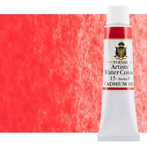 Turner Concentrated Professional Artists' Watercolor Paint 15ml Tube - Cadmium Red