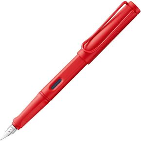 Lamy Safari Cosy Fountain Pen 020 Special Edition, Modern Fountain Pen in Strawberry Colour with Ergonomic Grip and Timeless Design, Nib Strength EF, Special Model, Pack of 1