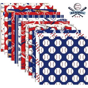 JOINFANXIN Baseball Scrapbook Paper Pad,24 Pcs Sports Baseball Pattern Double-Sided Decopodge Paper,Cardstock Paper for Scrapbooking DIY Decorative Background Cardmaking Supplies Craft Paper