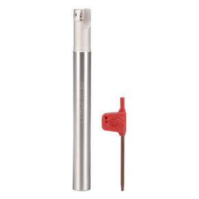 uxcell 0.4" x 4.7" Indexable End Mills 1 Flute 90 Degree BAP300R R0.8 for APMT1135 Insert