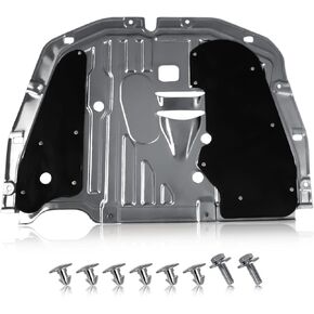 74111-T20-A00 74113-T20-A00 Lower Engine Splash Guard Under Car Shield Cover Board for Honda Civic 2022 2023, Front Centre Underbody Shield | with Engine Cover Pins and Bolts, Replace# 74111T20A00