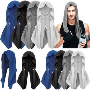 12 قطعة منشفة تبريد بقلنسوة للرجال، مناشف تبريد ماصة للرقبة والوجه، لفافة رأس تبريد سريعة الجفاف، حماية من الأشعة فوق البنفسجية للرياضة والتخييم في الهواء الطلق، 4 ألوان in Kuwait