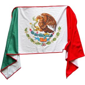 YongColer Mexican Flag Cooling Towel, Chilly Ice Running Golf Sports Gym Workout Towels for Neck Yoga, 12x40 inches