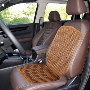 ERINGOGO Protector Universal Single seat Cooler car seat Beads Outdoor Cool or Cool pad polyethylene car seat Cooling pad seat Cushions Truck Beaded seat Covers for Cars Summer Coffee