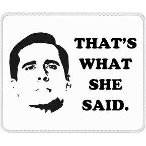 The Office Merchandise Mouse Pad for Desk, Computer or Gaming Mousepad, The Office Merch Mouse Mat, Gifts for Coworkers The Office TV Show Fans