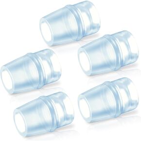 Enhon 5 Packs Bite Valve Replacement Sheath for Water Bladder, Compatible with Osprey Packs Hydraulics Reservoirs, Hydration Pack Bite Valve Silicone Nozzle Mouthpiece Replacement