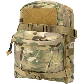 GEEDUD Tactical Small MOLLE Hydration Pack Outdoor Water Bladder Carrier Pack for Vest Backpack