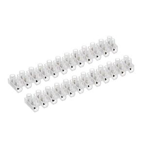 uxcell Terminal Strip Screw Terminal Barrier Block 5A 12 Position Dual Row Type U Wire Connector 2pcs