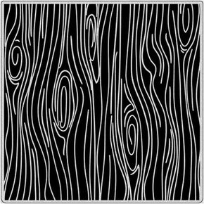 مجلد النقش البلاستيكي (6 بوصة × 6 بوصة | أجزاء الحبوب) مصنوعات ورقية انطباعات بلاستيكية مزخرفة لصنع البطاقات سكرابوكينغ in Kuwait