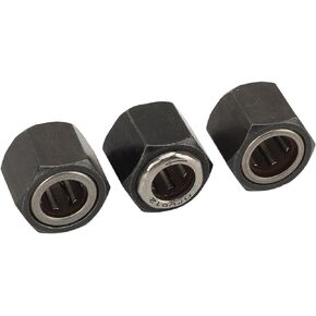 RC Pull Start Parts, 3Pcs RC 12 Mm Hex Nut One Way Bearing R025 Compatible Starters & Parts for 1/10 RC Car Combustion Engines & Parts