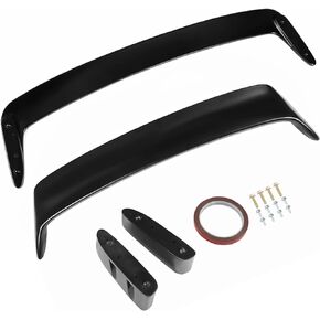 labwork Matte Black Plastic Rear Trunk Spoiler Wing Replacement for 1992-1998 3 Series E36 1994-1999 M3