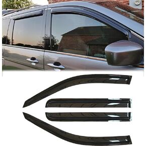 94029 Sunproof Waterproof Side Window Wind Deflector, 4pcs Protective Replacements Rain Guards Set, Window Visor fit for 2005-2007 Honda Odyssey