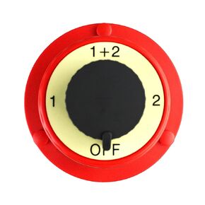 Salt Reef Marine Hardware - Marine Battery Switch for 12v Boats RV's & Cars - Quick Disconnect Switch Selector for Dual Battery Operation