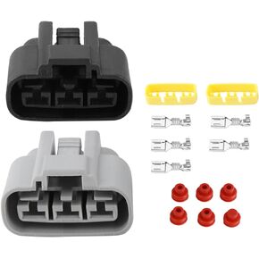 Akozon Rectifier Connector Kit, Plastic Regulator Connector Kit 4012941 Regulator Rectifier Connector Kit For Seadoo For Skidoo For