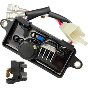 3500KW Voltage Regulator Rectifier AVR Automatic for Generator with Brushed for Honda and Clones Predator Champion Blackmax Powermate Duromax Firman Wen Etq 4375 4650 (2-4KW Aluminum)