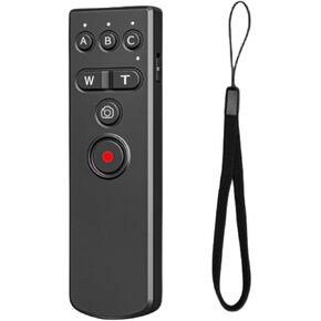 Wireless Bluetooth Camera Remote Shutter All-in-One for Canon Nikon Sony Cameras, Zoom Remote Control, HD Selfie Clicker for Photos and Videos, Wireless Remote Control for Smartphone Camera
