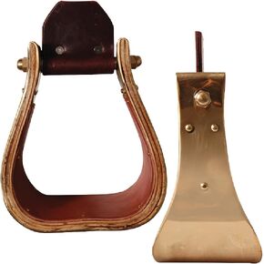 Cashel Monel Brass Stirrup