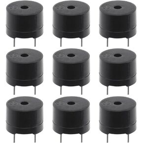 50Pcs Electromagnetic Type Piezo Buzzer 16ohm AC 2KHz 3V 5V 9V 12V Passive Buzzer Mini Loudspeakers for Printer Photocopier Alarm Electronic Car