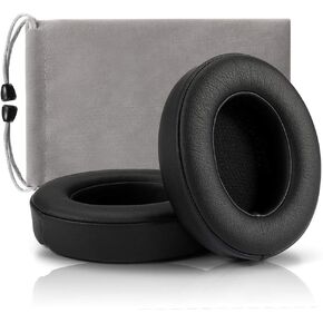 Replacement Ear Pads Cushions, Earpads Cover Compatible with Beats Studio 2 Wireless Wired and Studio 3 Headphones by Dr.DRE 1 Pair (Black)