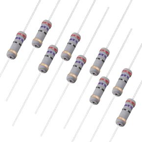 uxcell 50Pcs 27 Ohm Resistor, 2W 5% Tolerance Carbon Film Resistors, 4 Bands for DIY Electronic Projects and Experiments