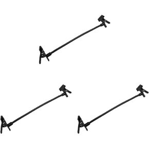 Mobestech Flex Hose Backdrop Clip with gooseneck Background Clip Clip with Gooseneck Multifunction Metal Clamp Gooseneck Tube Flexible Metal Hose
