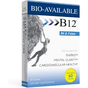 Wellgenix Bio Available Daily Multivitamins (60 ct) - Focus Support Formula with Vitamins Methyl B12, B6, Folate & Biotin - Sublingual Energy & Diet Supplement for Immune & Overall Health
