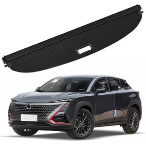 XhuangTech Retractable Cargo Cover Compatible With CHANGAN CS55 Plus / UNI-T/CS75 Plus Rear Trunk Cargo Cover Luggage Security Shielding Shade Waterproof Trunk Cover (CHANGAN CS55 Plus)